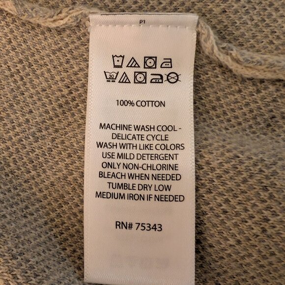 Yet Again Southwestern Open Front Cardigan Size Large - Picture 11 of 13